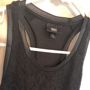 Mossimo black dressy tank top